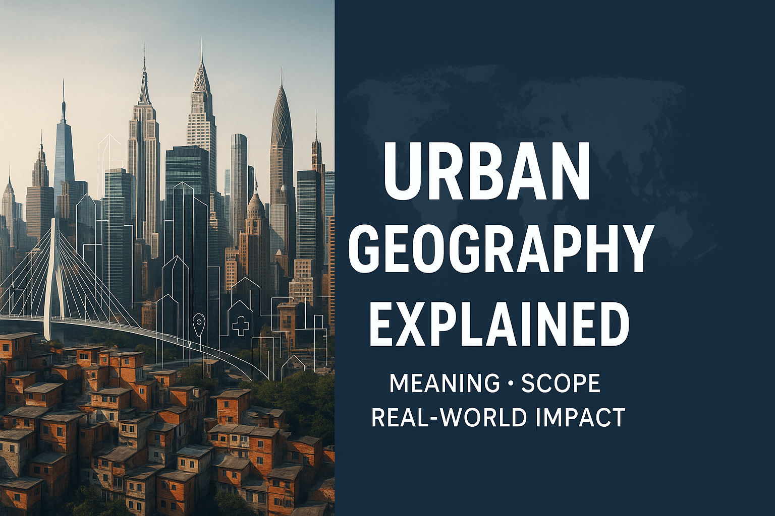 Urban Geography: Meaning, Scope, and Real-World Relevance