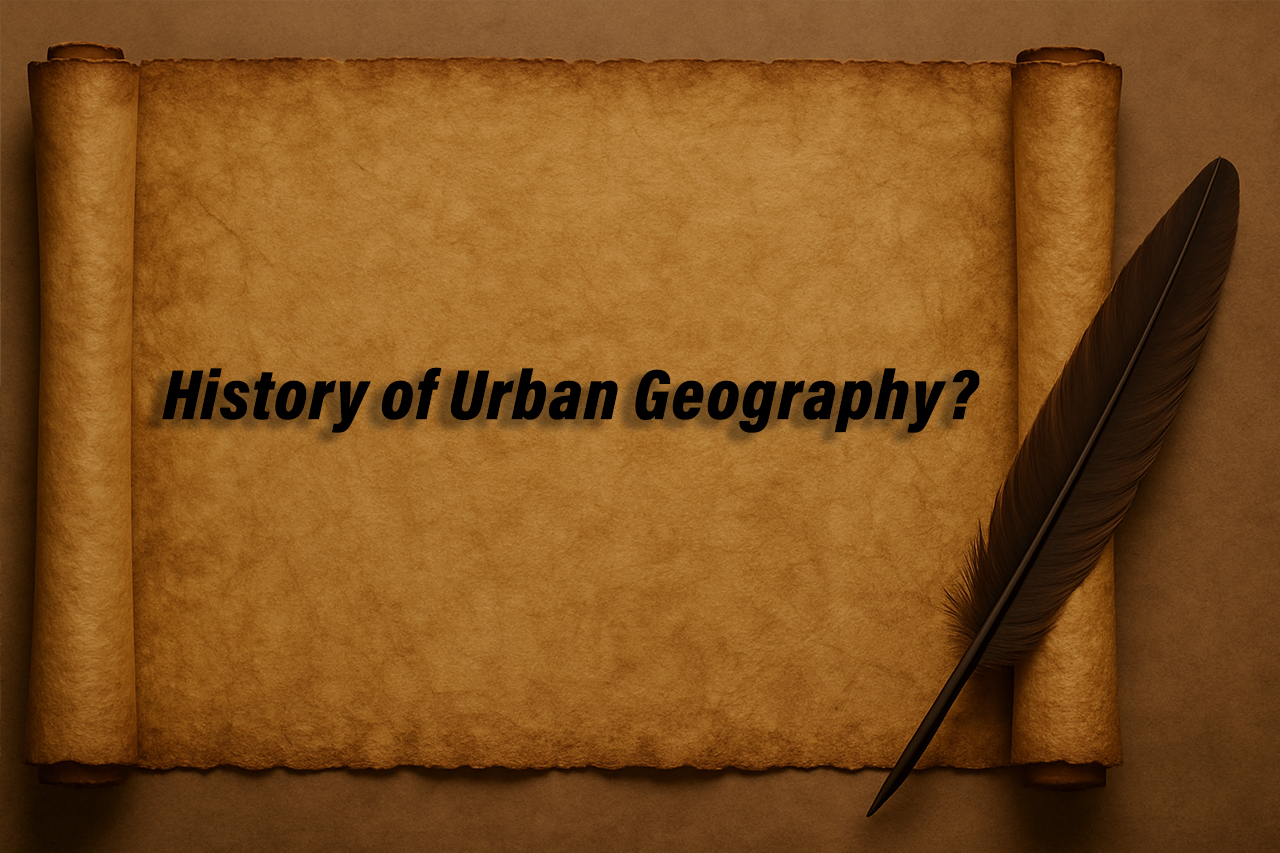 History of Urban Geography