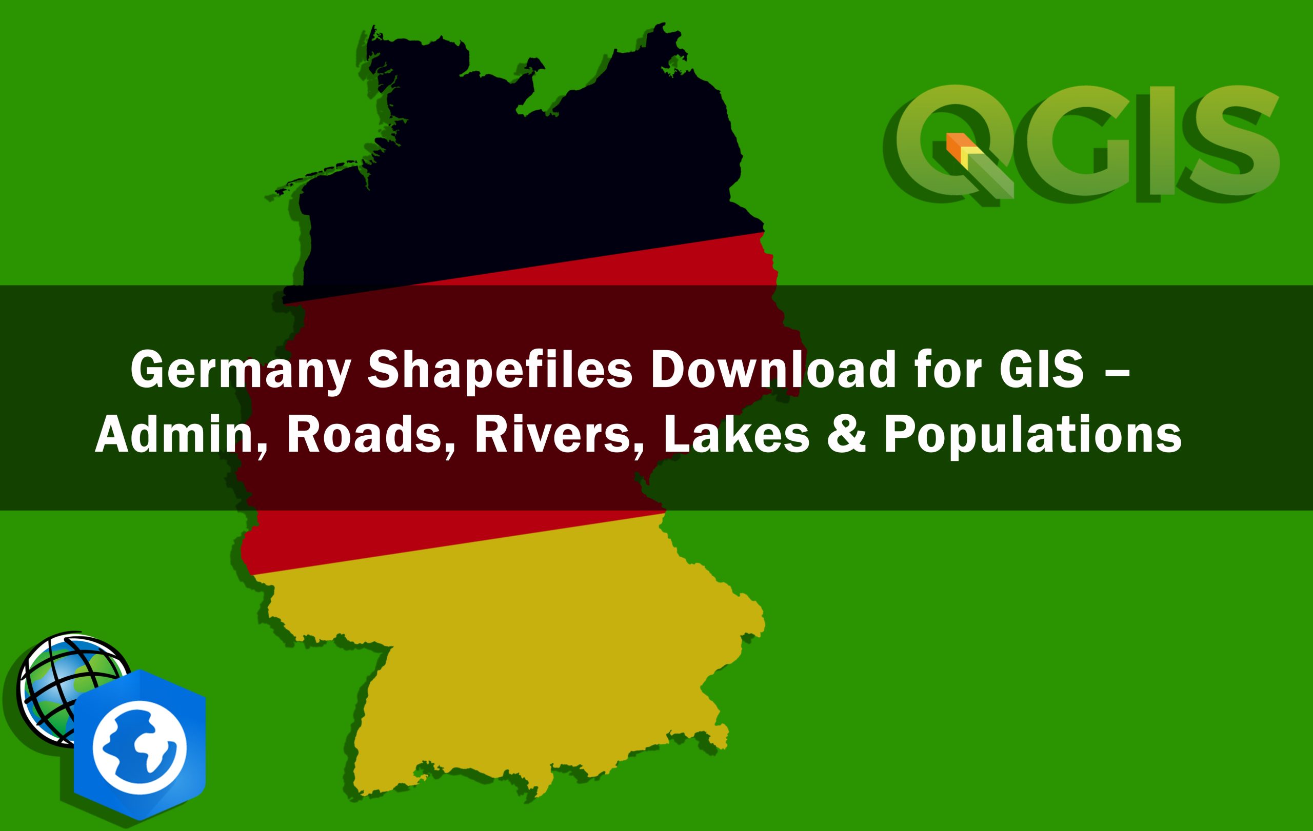 Free Germany shapefiles for GIS mapping and analysis.