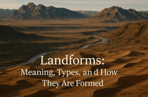 Landforms in geography