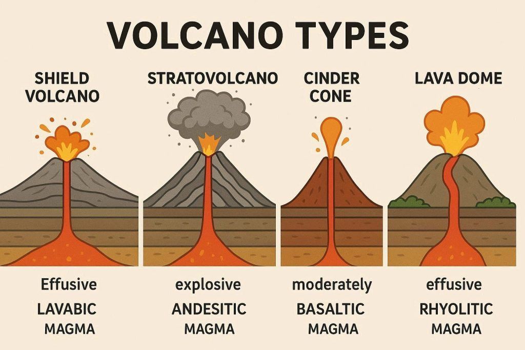 Types of Volcanoes